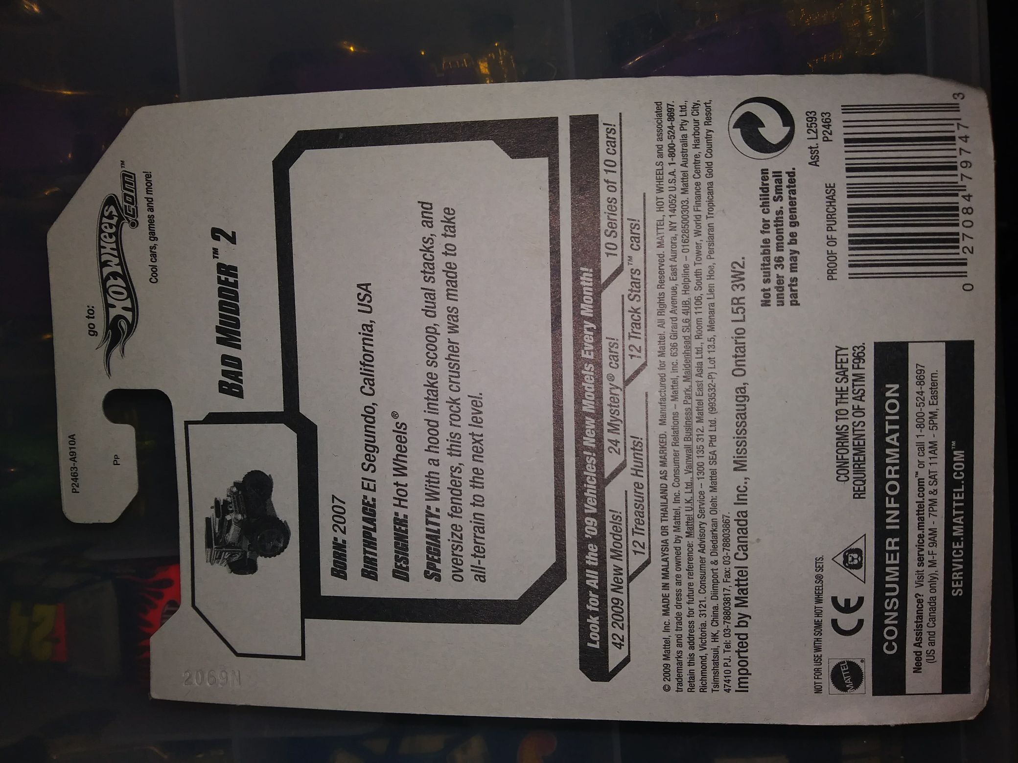 Bad Muddere 2 - Rebel Rides ’09 toy car collectible - Main Image 2