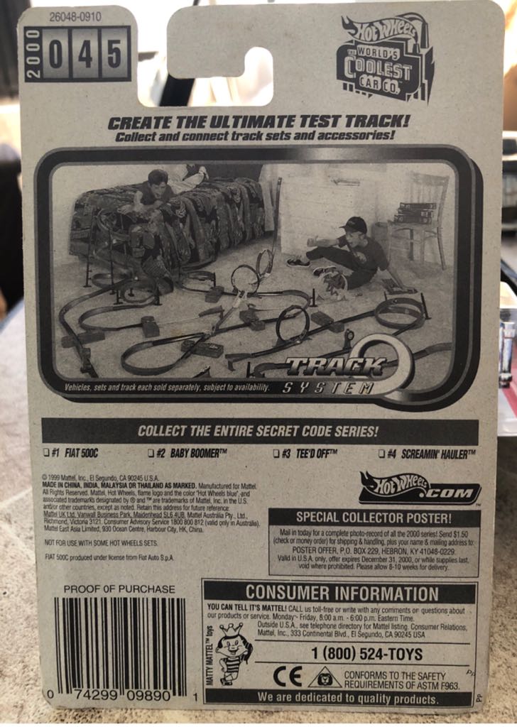 Fiat ‘36 500C - Secret Code Series toy car collectible - Main Image 2