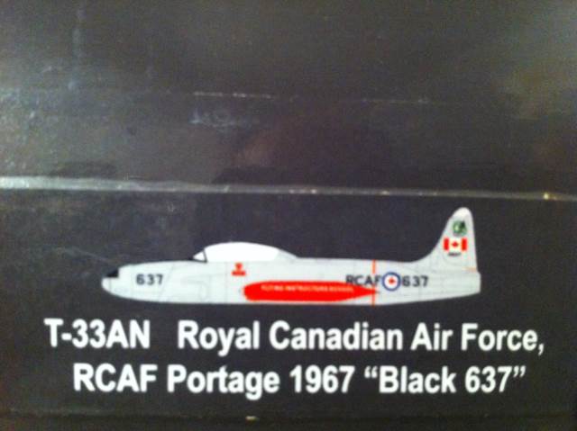 T-33AN Royal Canadian Air Force  toy car collectible - Main Image 1