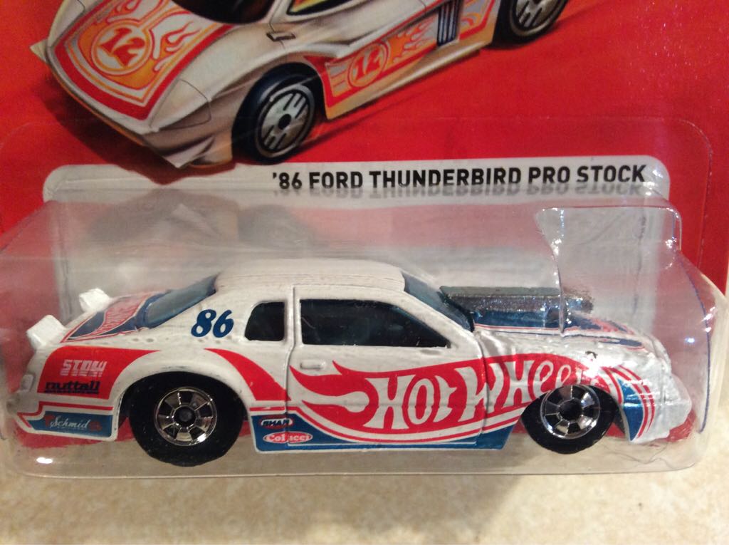 86 Ford Thunderbird Pro Stock Hot Ones - The Hot Ones toy car collectible - Main Image 2