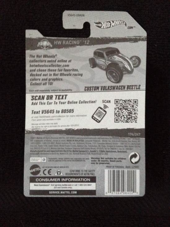 HW Racing ’12  toy car collectible - Main Image 2