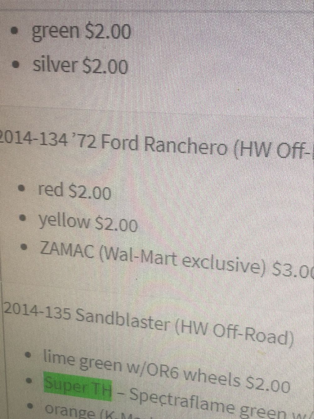 4/10 ’72 Ford Ranchero - 2014 - HW Off-Road - Hot Trucks toy car collectible - Main Image 3