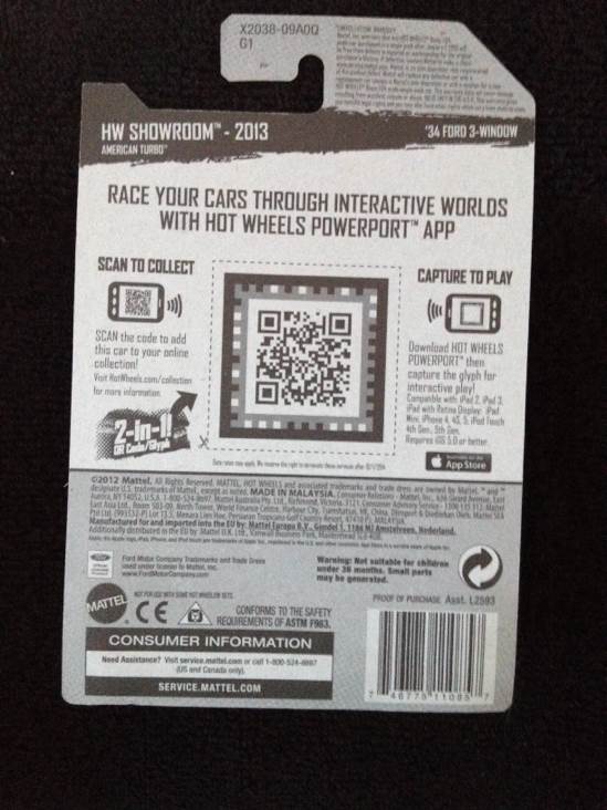 ’34 Fird 3-Window - American Turbo toy car collectible - Main Image 2