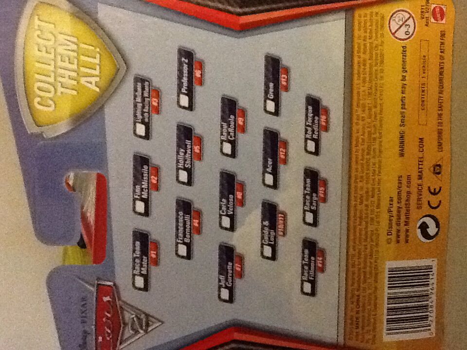 Carla Veloso - (2011 - Cars 2) SINGLES (50) toy car collectible - Main Image 2