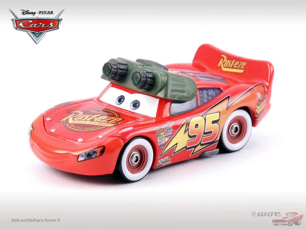 Night Vision Lightning McQueen - (2009 - Race O Rama) SINGLES (113) toy car collectible - Main Image 2