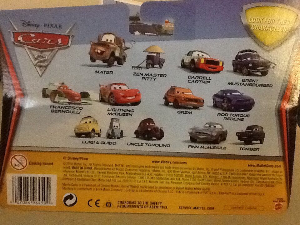 Mater / Zen Master Pitty  toy car collectible - Main Image 2