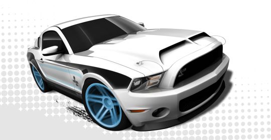Regular - ’10 Ford Shelby GT-500 Super Snake - 2013 HW Showroom toy car collectible - Main Image 2