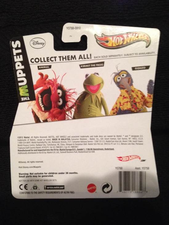 Animal - The Muppets 2013 toy car collectible - Main Image 2