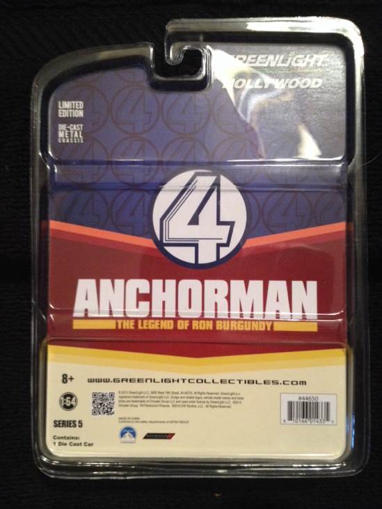 Channel 4 News Team Dodge Van - Anchorman The Legend Of Ron Burgundy toy car collectible - Main Image 2