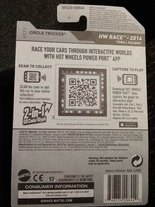 Circle Trucker - 2014 - HW Race - Thrill Racers toy car collectible - Main Image 2