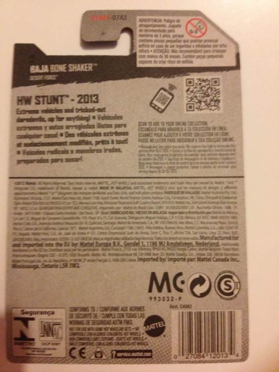 090/250 Baja Bone Shaker - 2020 Art Cars toy car collectible - Main Image 2