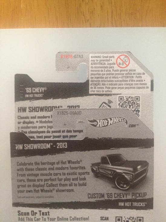 Chevy custom Pickup - HW Showroom toy car collectible - Main Image 2