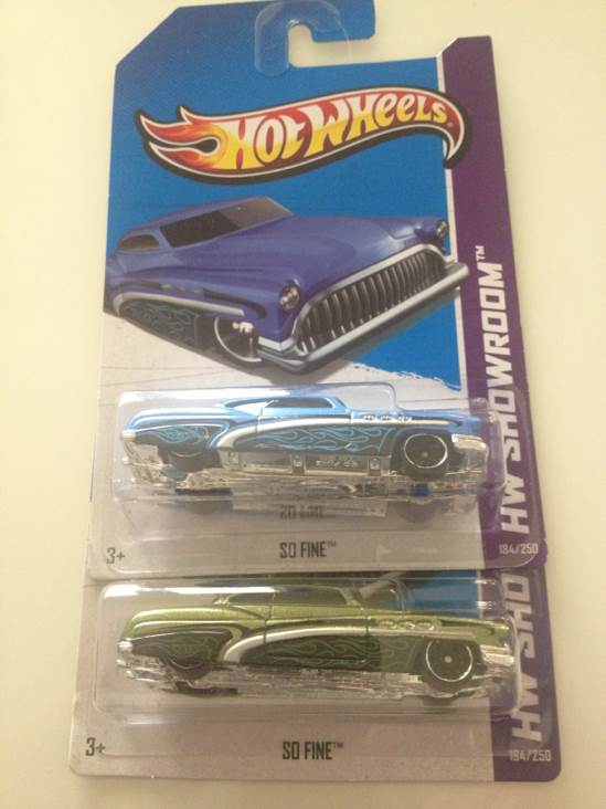 184/250 So Fine - 2013 HW Workshop - American Turbo toy car collectible - Main Image 1