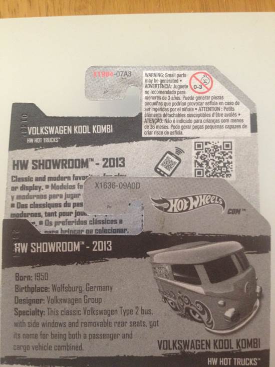 Volkswagen Kool Kombi - 2014 HW Workshop toy car collectible - Main Image 2