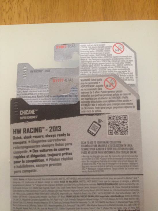 149/250 Chicane - 2013 HW Racing - Super Chromes toy car collectible - Main Image 2