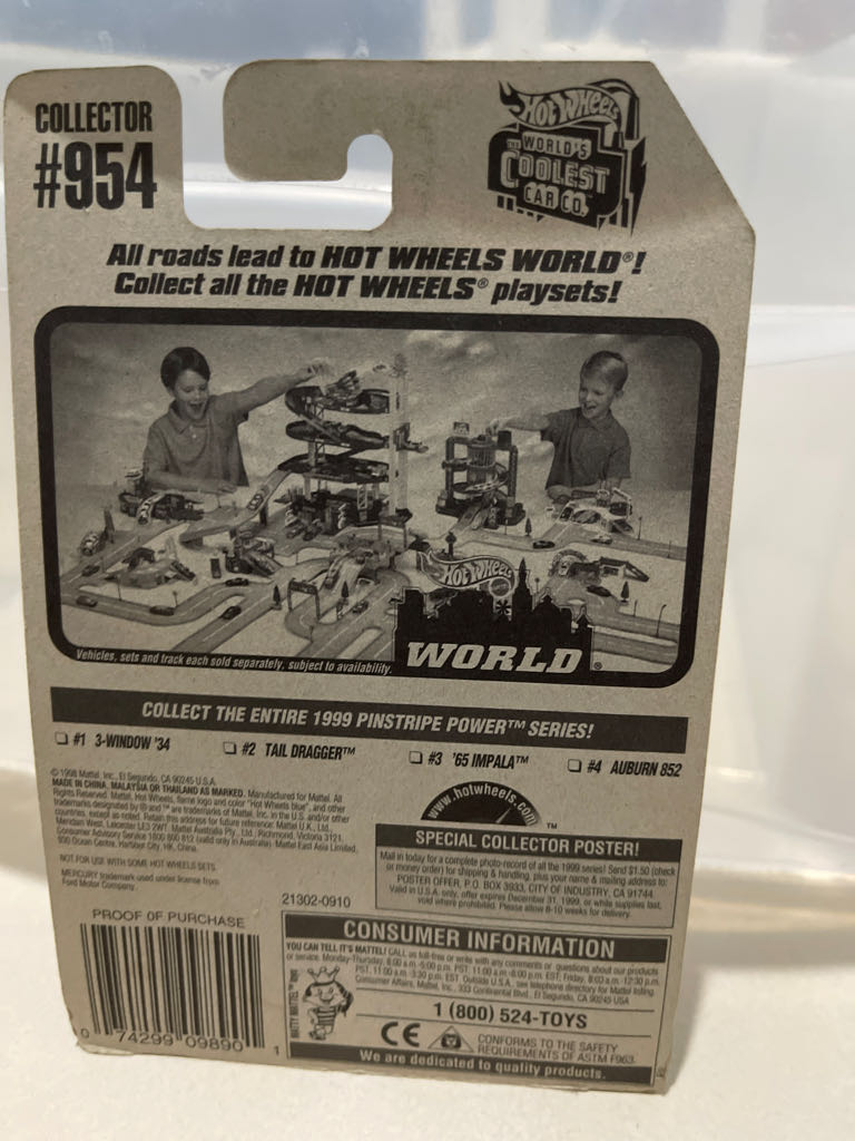 Tail Dragger - Pinstripe Power toy car collectible - Main Image 2