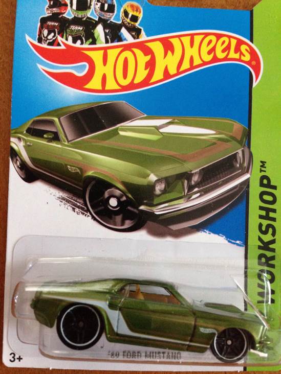 ‘69 Ford Mustang - 2013 - HW Showroom - Muscle Mania toy car collectible - Main Image 1