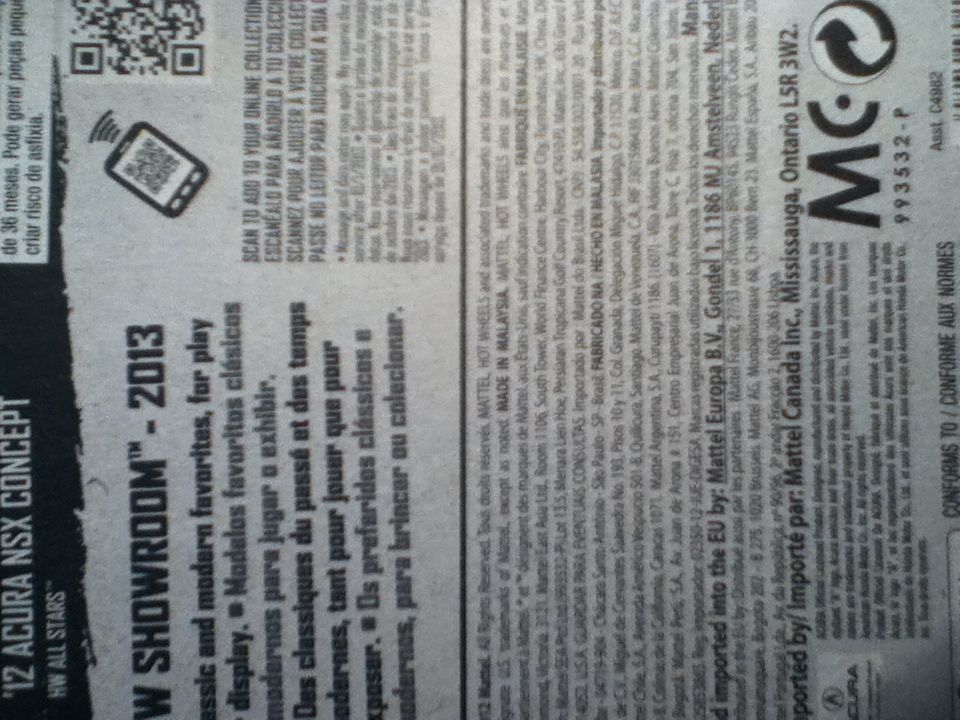 Acura NSX Concept - HW Showroom - 2013 toy car collectible - Main Image 2