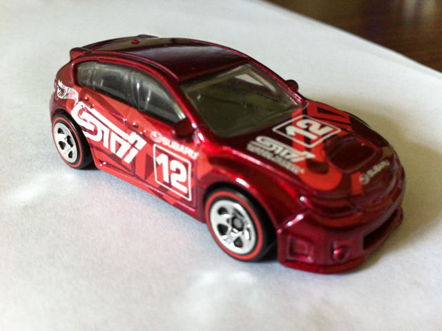 Subaru WRX STI - HW Digital Circuit toy car collectible - Main Image 1