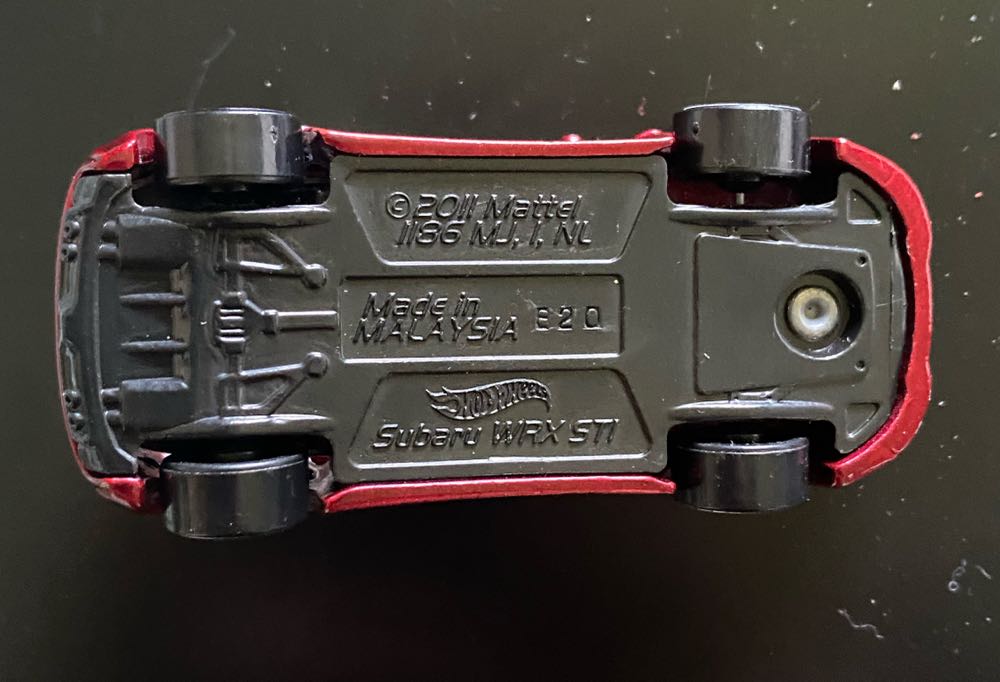 Subaru WRX STI - HW Digital Circuit toy car collectible - Main Image 4