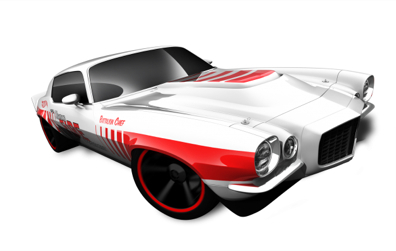 ’70 Chevy Camaro RS - HW City Main Street toy car collectible - Main Image 2