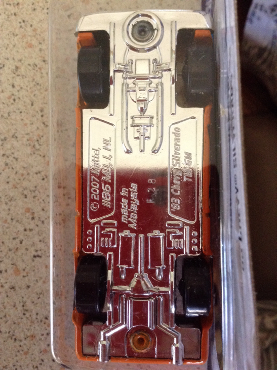 83 Chevy Silverado - 2012 HW Showroom toy car collectible - Main Image 2