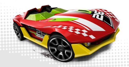 Yur So Fast - 2013 - HW Racing - Thrill Racer toy car collectible - Main Image 2