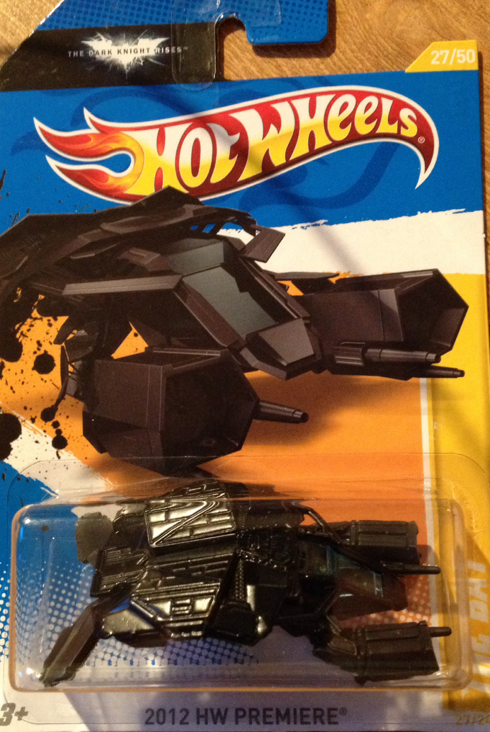 The Bat - 2012 HW Premiere toy car collectible - Main Image 1