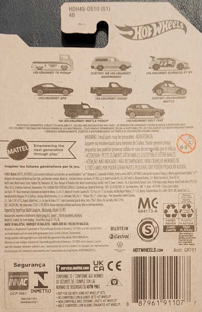 Volkswagen Beetle Custom - Volkswagen toy car collectible [Barcode 887961911077] - Main Image 2