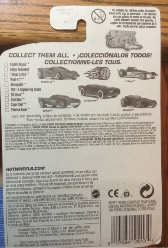 Hot Wheels Super Gnat - 2004 First Editions toy car collectible - Main Image 2