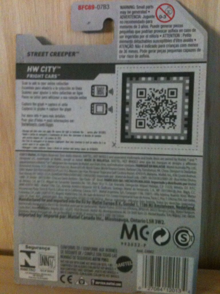 Street Creeper - 2014 - HW City - Fright Cars toy car collectible - Main Image 2