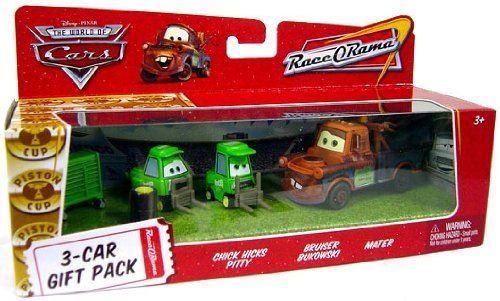 Pack - Chick Hicks Pitty, Bruiser Bukowski, Mater  toy car collectible - Main Image 1