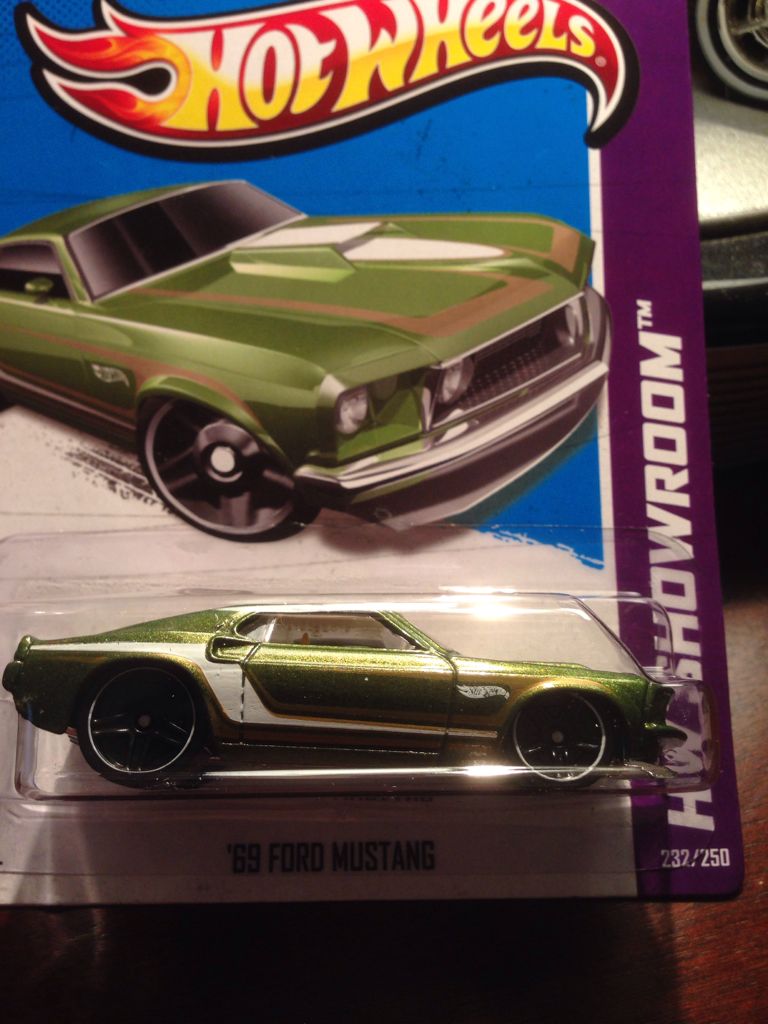 ’69 Ford Mustang - 2013 HW Shwroom toy car collectible - Main Image 1