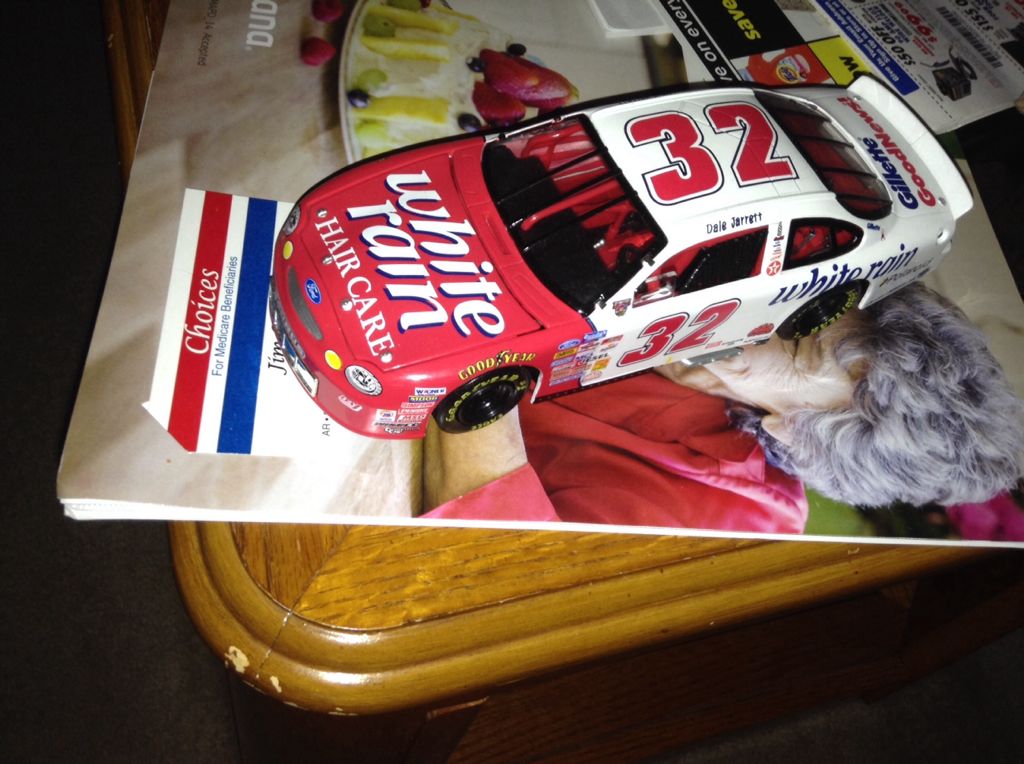 Dale Jarrett #32 White Rain - Busch Series toy car collectible - Main Image 2