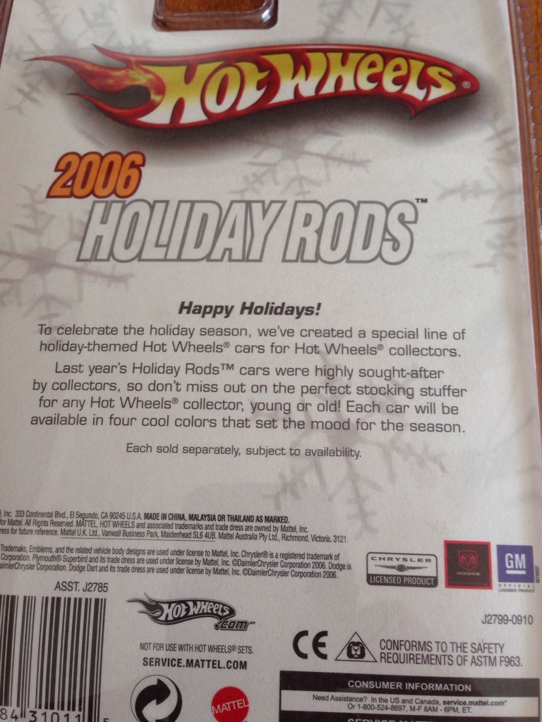 ’70 Plymouth Superbird - Holiday Rods toy car collectible - Main Image 2