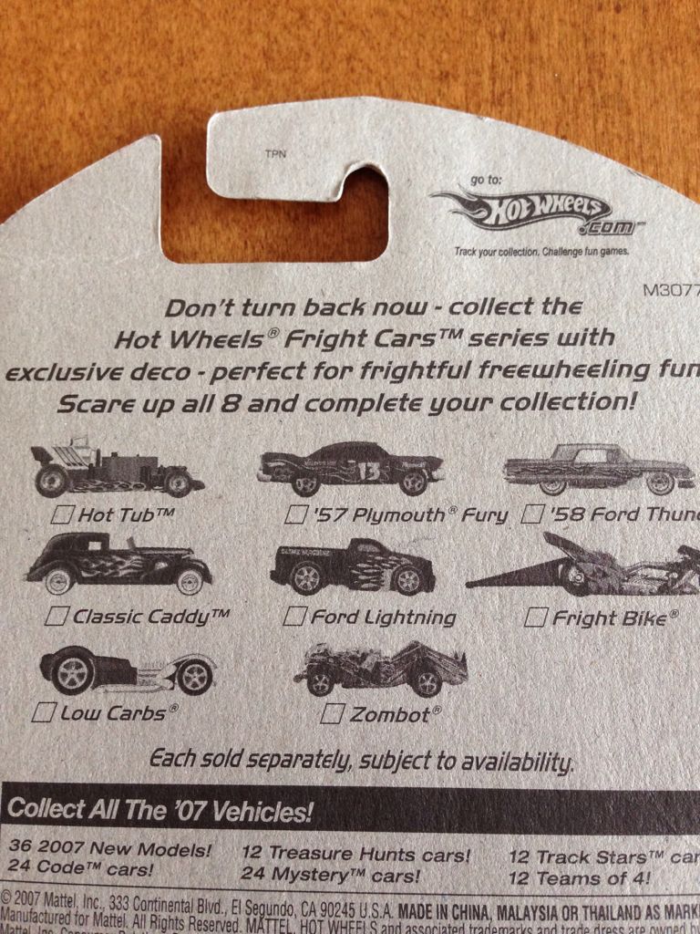 Ford Lightning - 2007 Fright Cars toy car collectible - Main Image 2