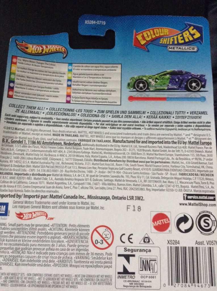 Camaro 67 - COLOUR SHIFTERS toy car collectible - Main Image 2