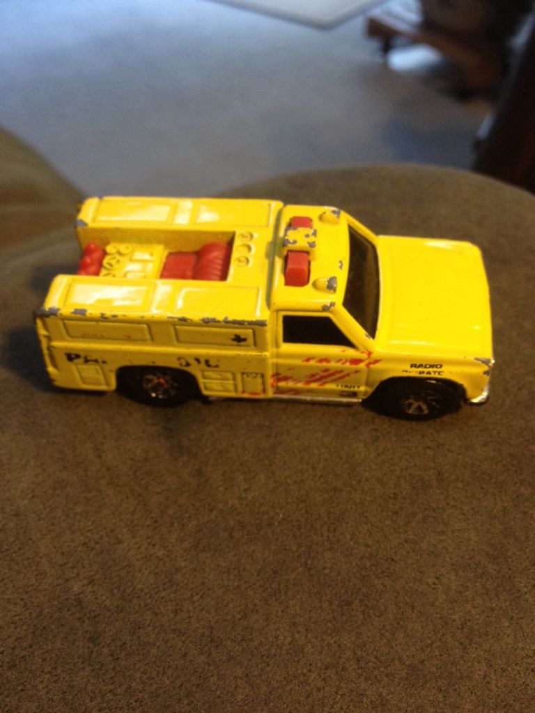 Highway Rescue Fire Truck  toy car collectible - Main Image 2