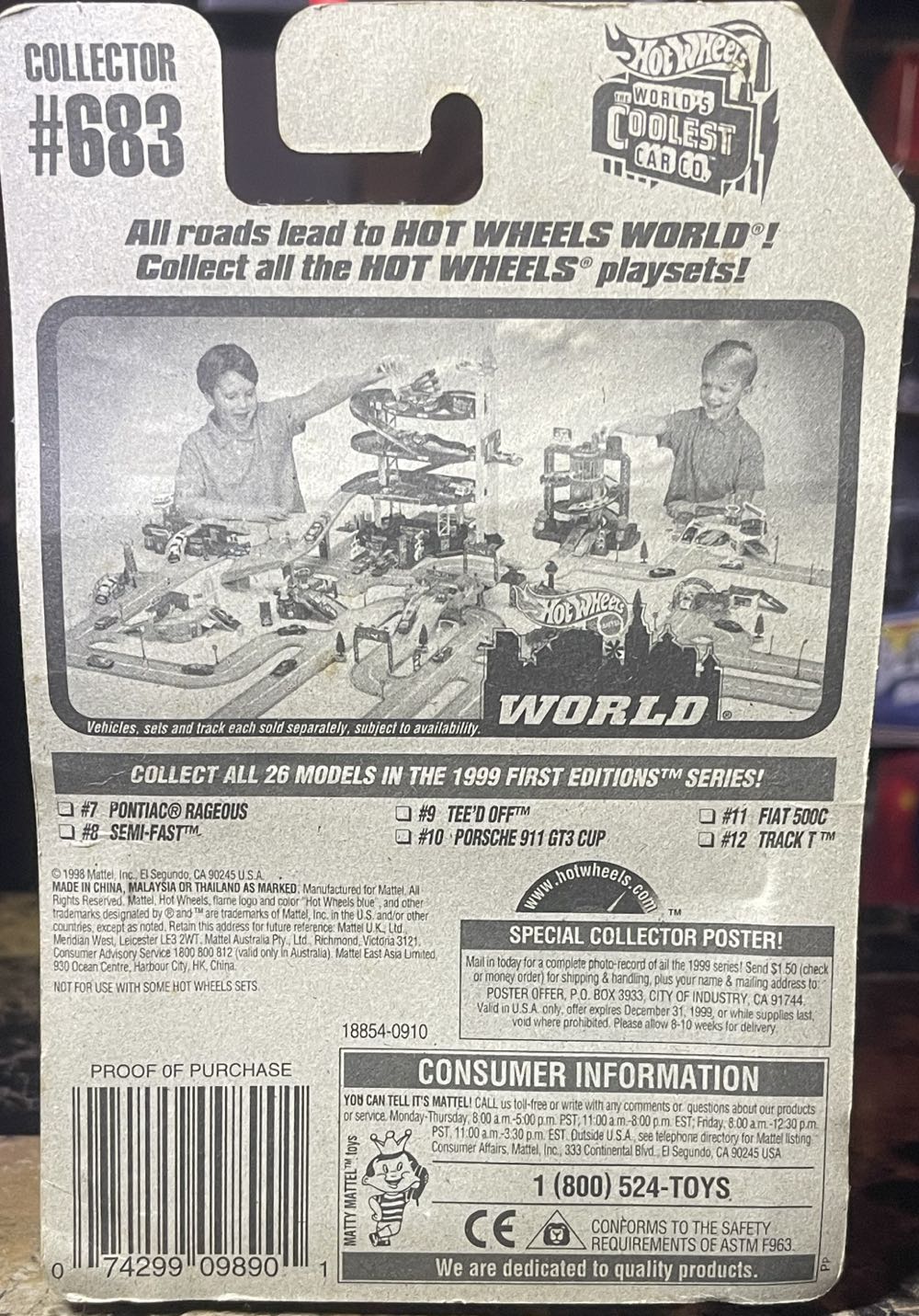 TEE’D OFF - 1999 First Editions toy car collectible - Main Image 4