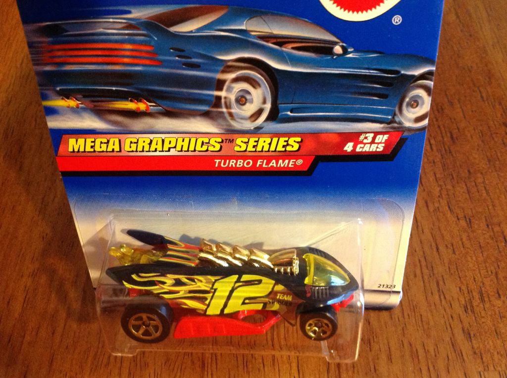Turbo Flame - Mega Graphics Series toy car collectible - Main Image 2