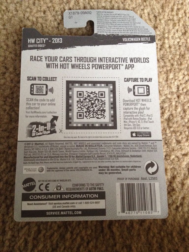 Volkswagen Beetle 2013 - 2013 HW City toy car collectible - Main Image 2