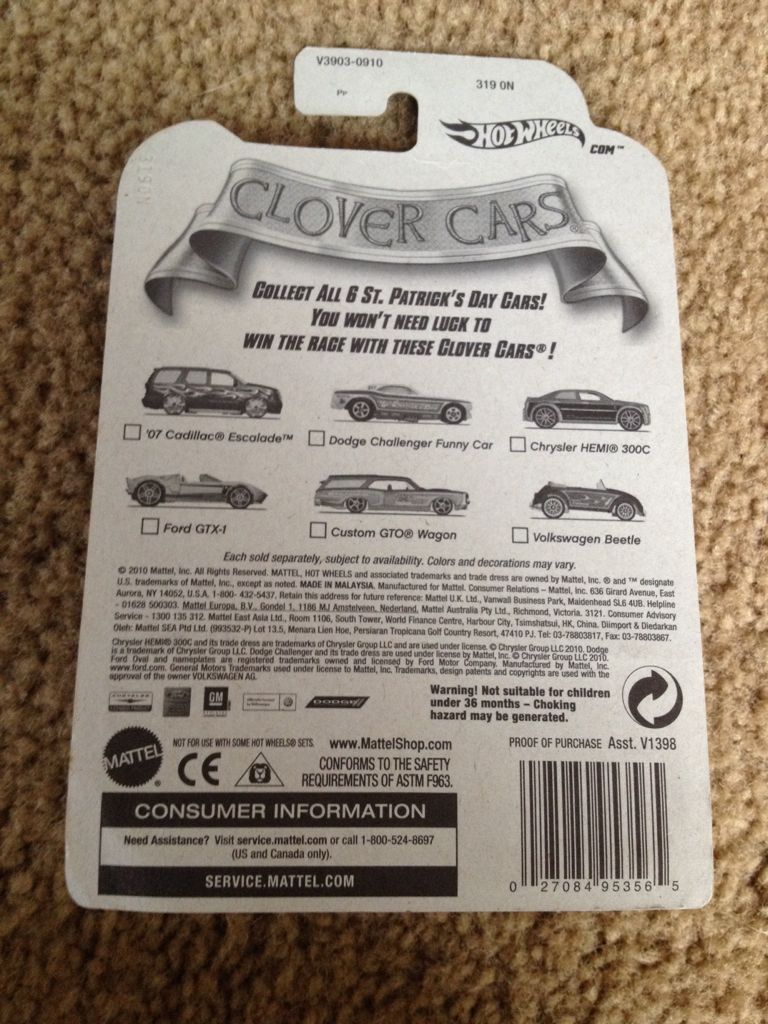 Volkswagen Beetle - 2011 Clover Car toy car collectible - Main Image 2