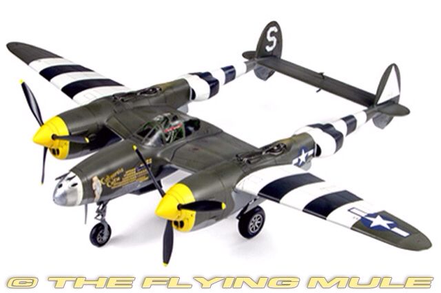Lockheed P-38J Lightning toy car collectible - Main Image 1