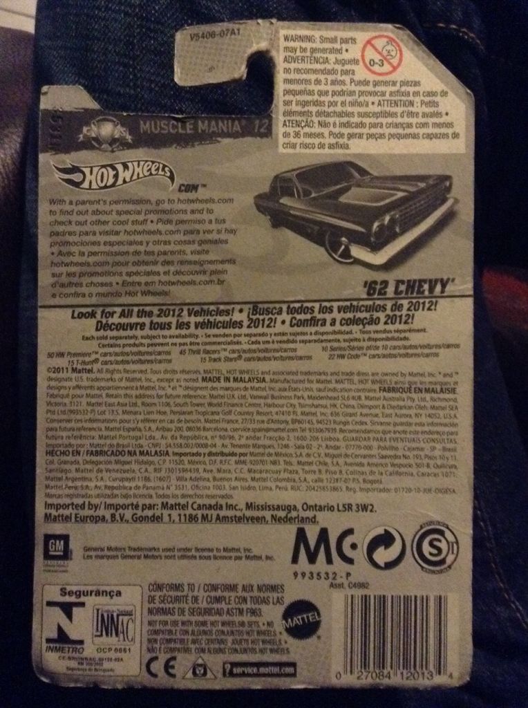 Chevy ’62 - Muscle Mania toy car collectible - Main Image 2