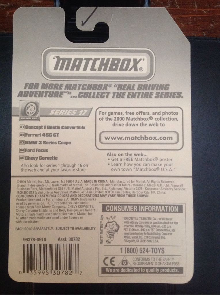 BMW 3 Series Coupe - Worldwide Wheels Series 17 toy car collectible - Main Image 2