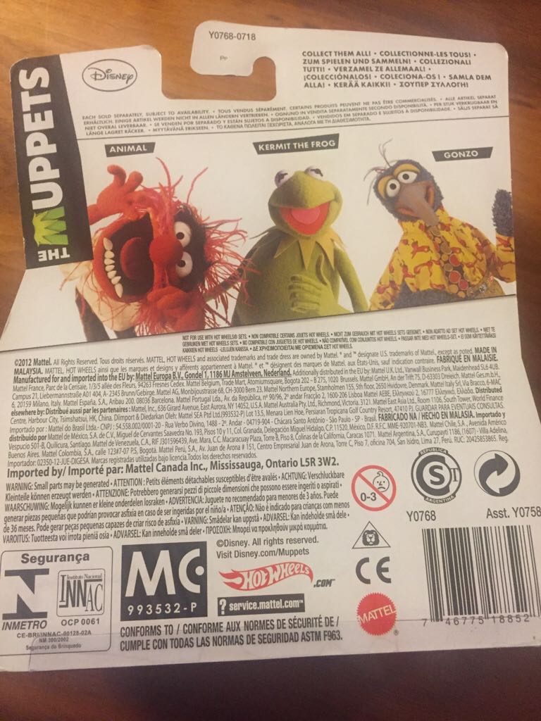 Muppets Animal - The Muppets toy car collectible - Main Image 2