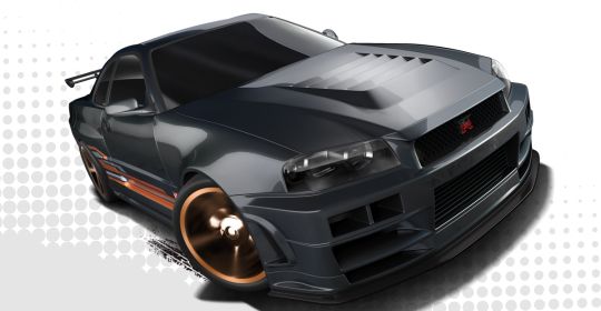 Hot Wheels HW Showroom - Asphalt Assault toy car collectible - Main Image 2