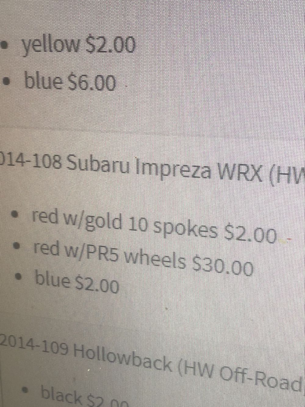 Subaru Impreza WRX - 0026 - HW Off Road Rally toy car collectible - Main Image 3