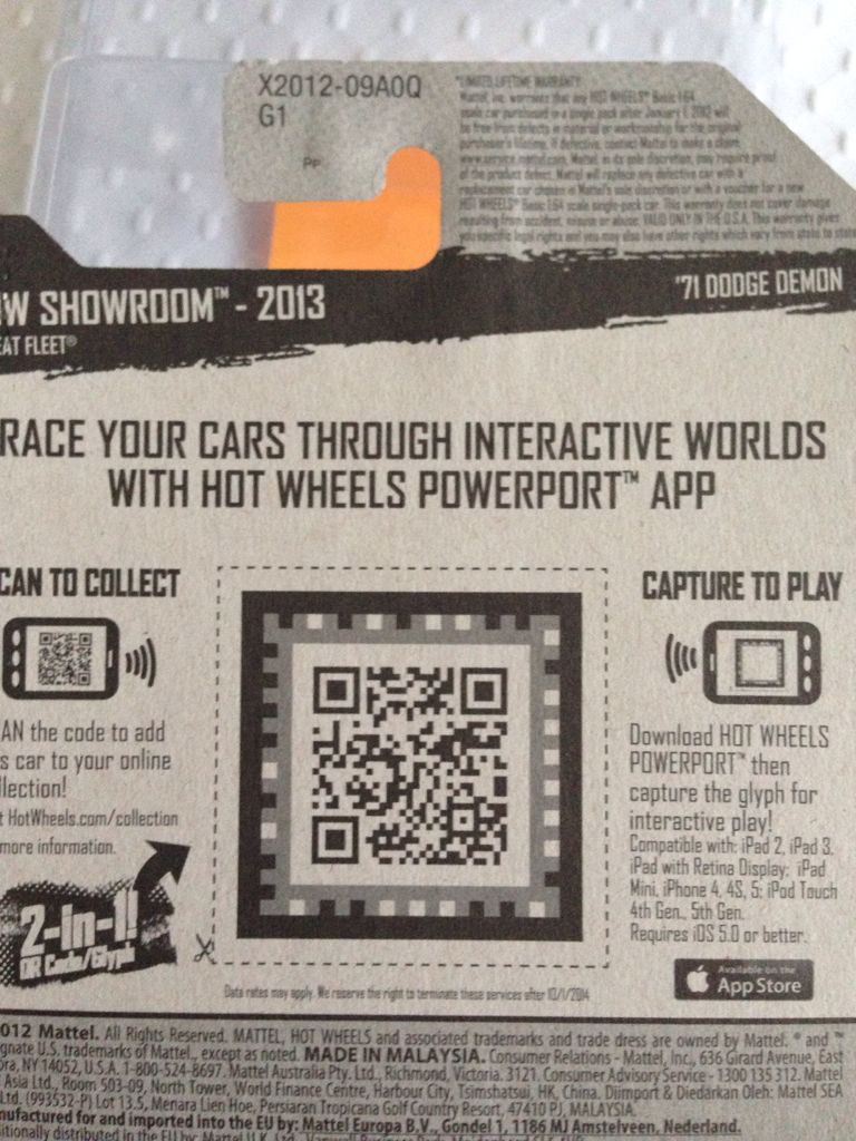 ’71 Dodge Demon - HW Workshop - 2013 Heat Fleet toy car collectible - Main Image 2