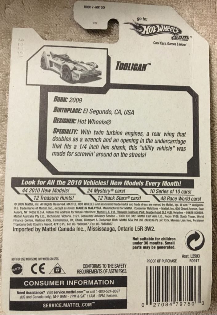 002/240 Tooligan - 2022 Experimotors toy car collectible - Main Image 2